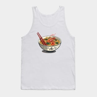 Ramen Kawaii: Adorably Delicious T-Shirt for Noodle Lovers! Tank Top